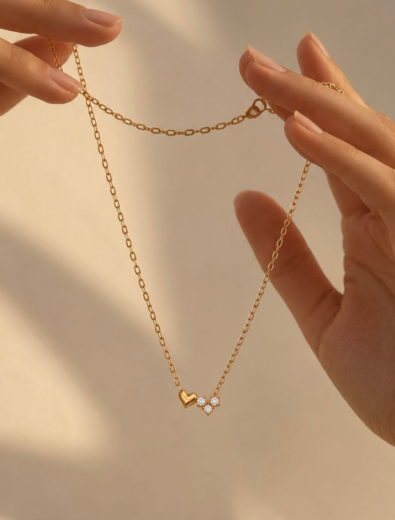 Twin Heart Necklace