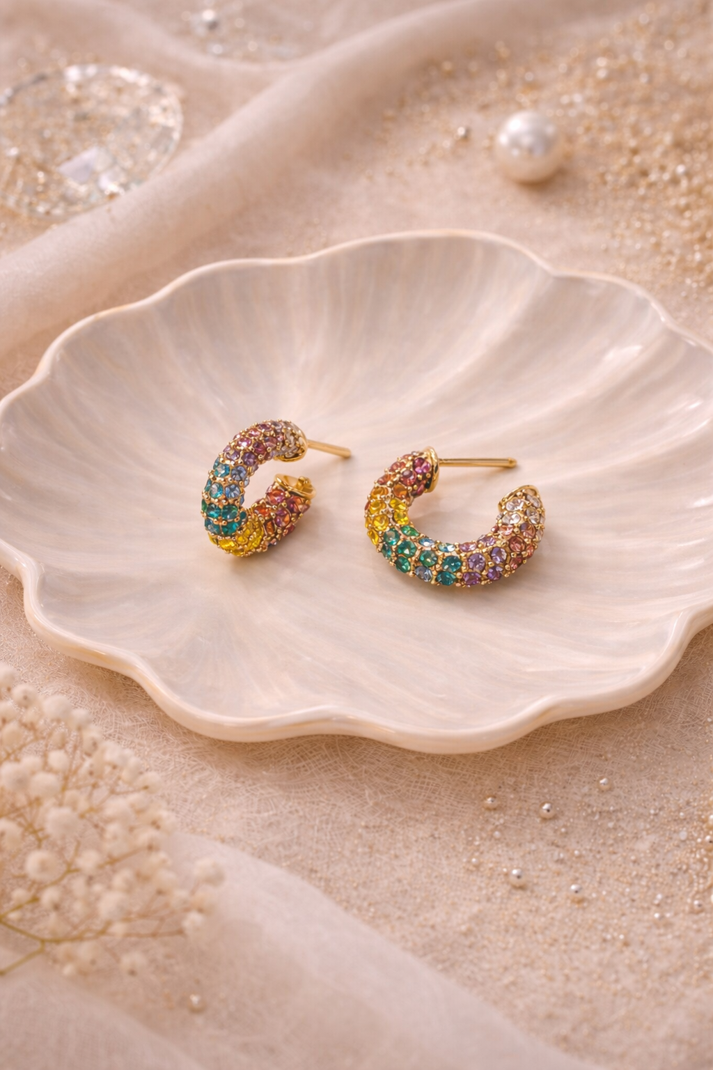 Color Curve Earrings