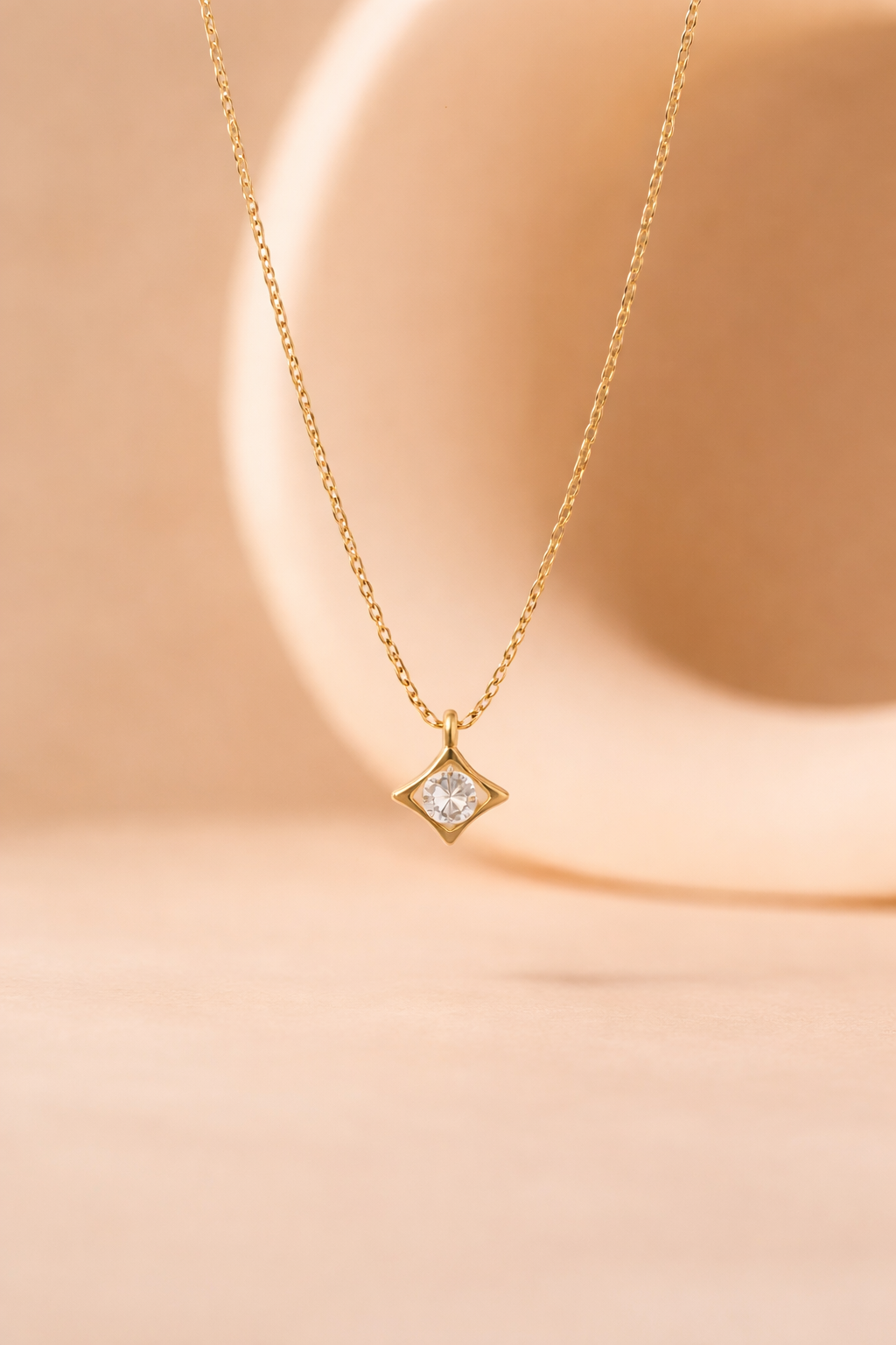 Square stone Pendant