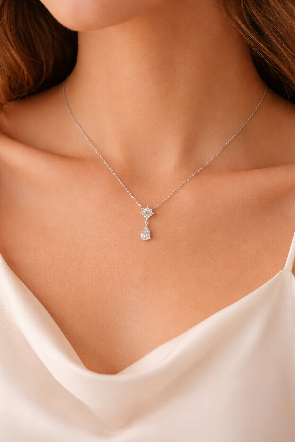 Teardrop Stone Pendant