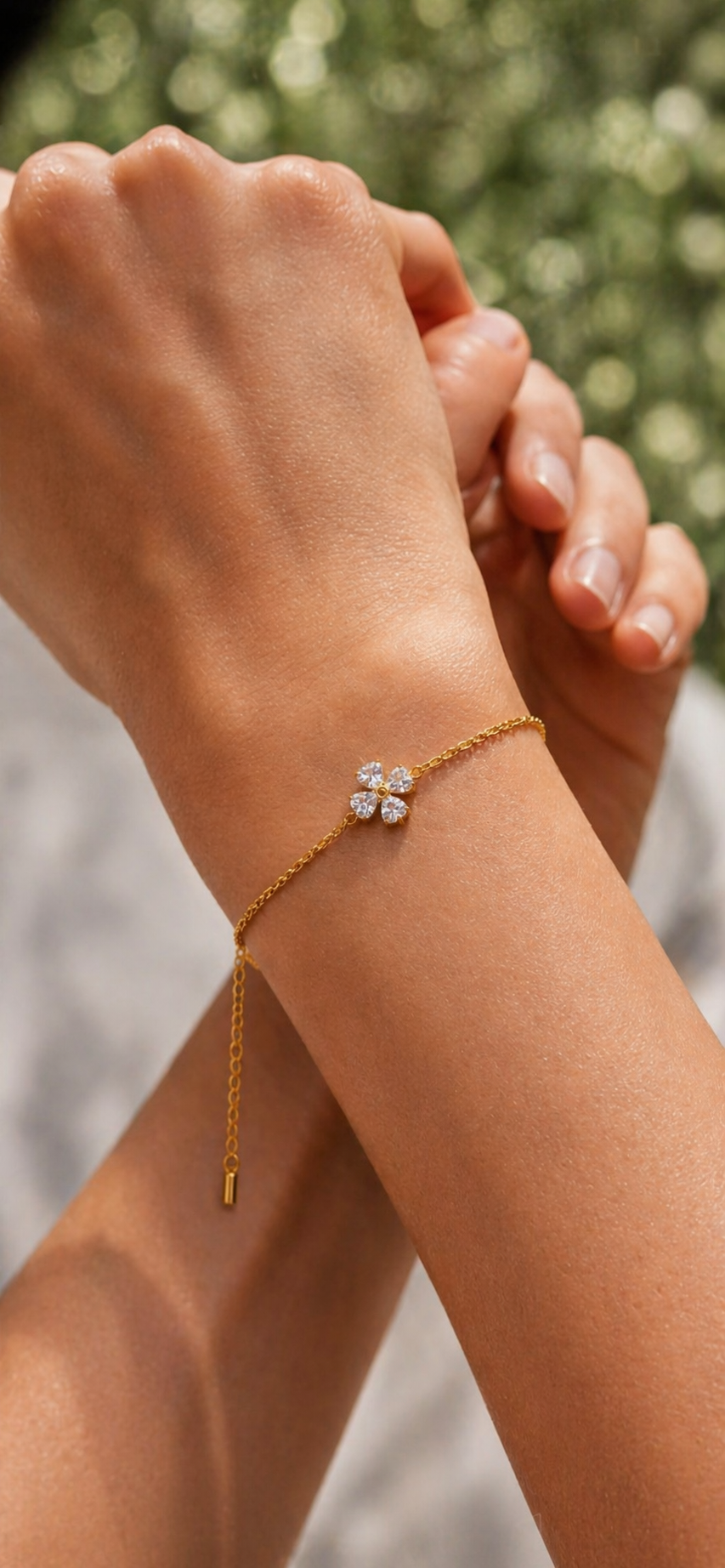 Daisy Charm Bracelet