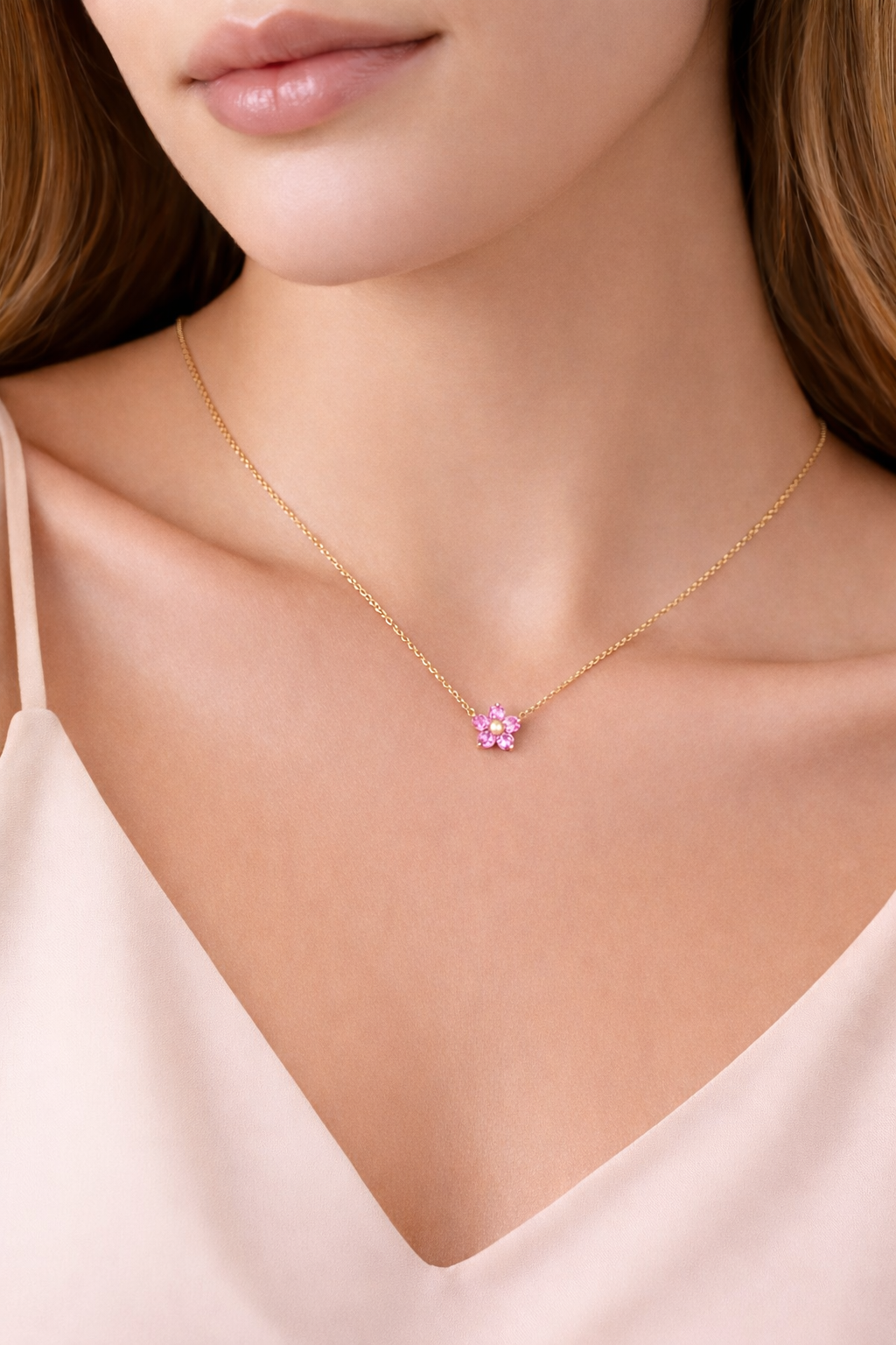 Pink Petal Pendant