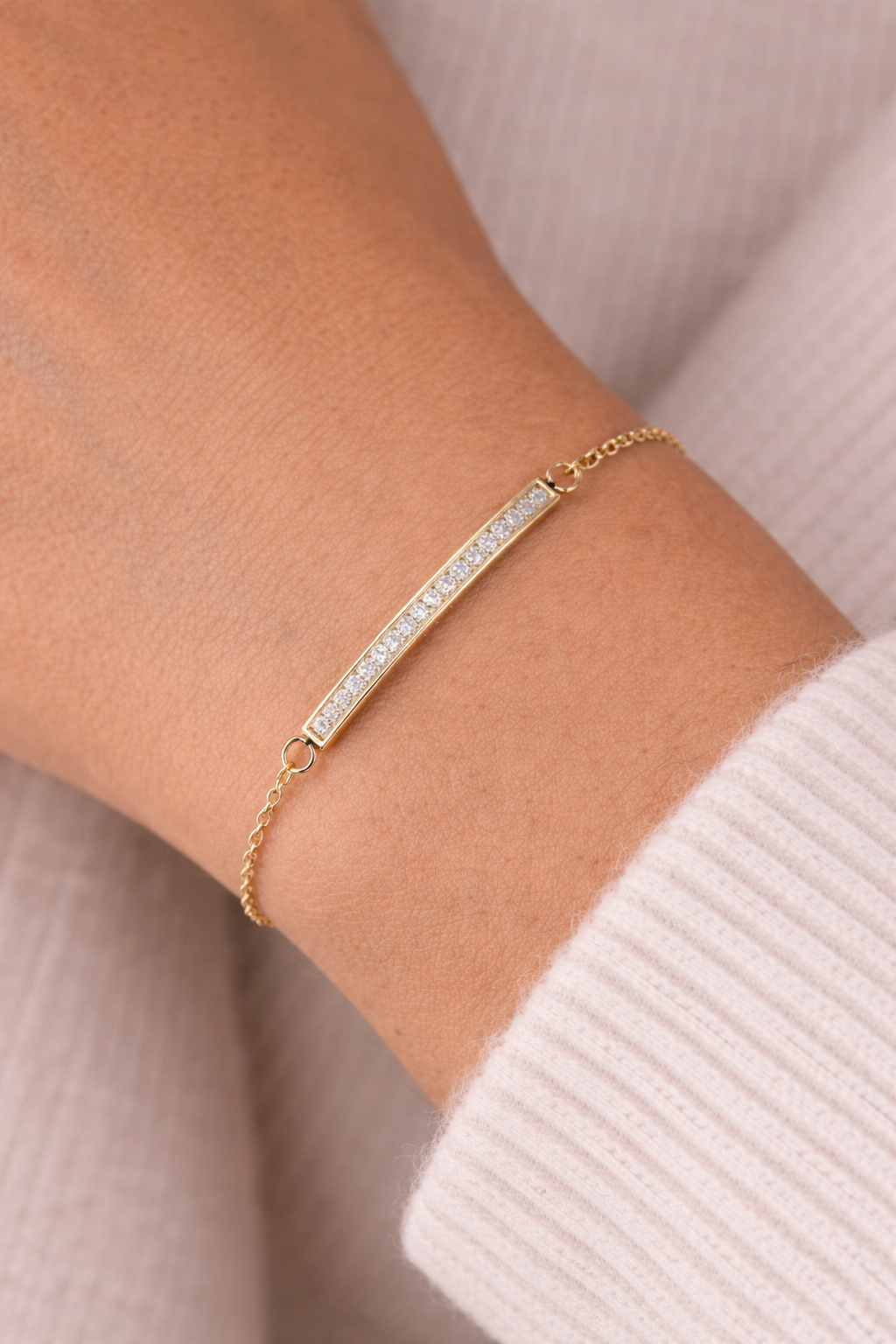 Crystal Bar Bracelet