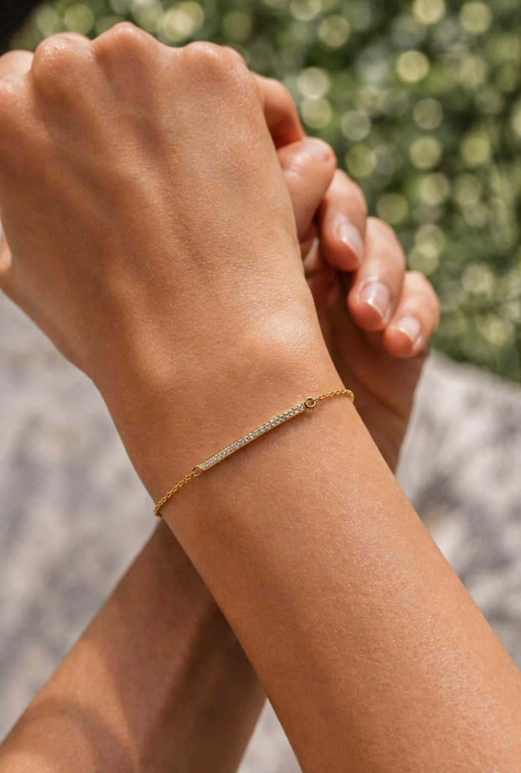 Crystal Bar Bracelet