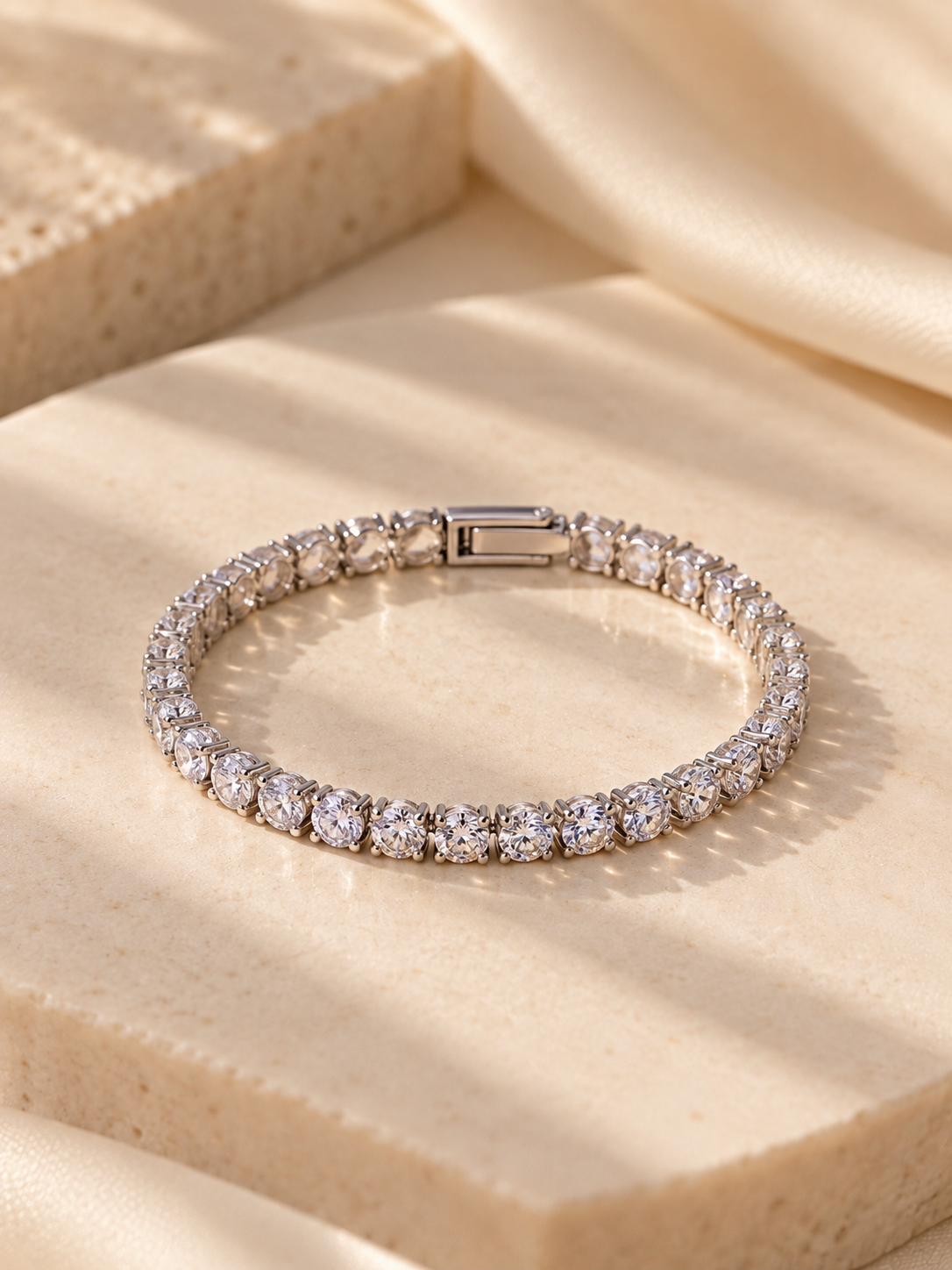 Silver Tennis Bracelet