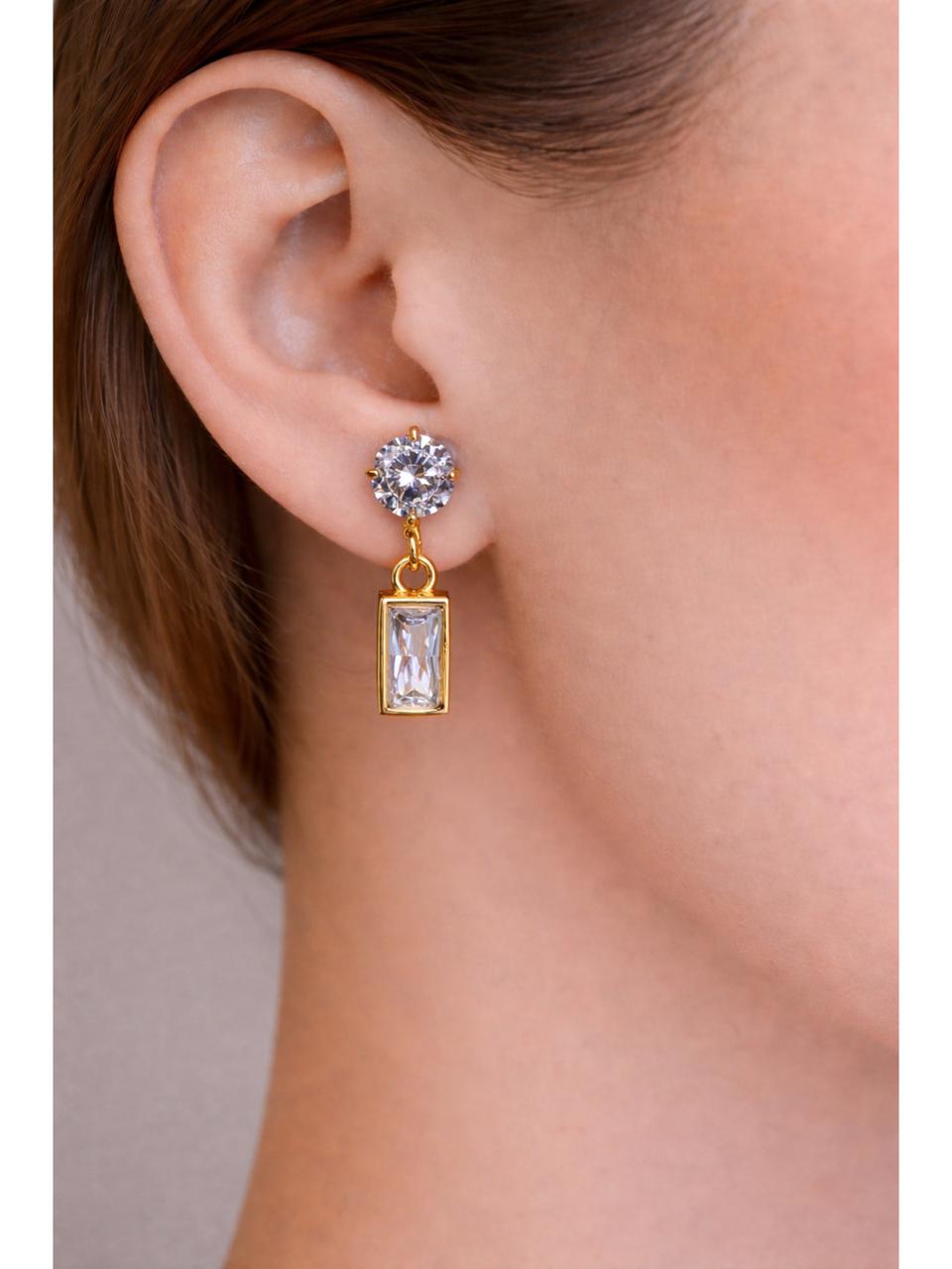 Frame Drop Earrings